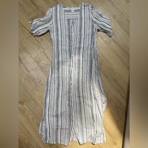 Gap linen midi dress.